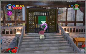 The two other missing fragments can be found right next to the door - use (WL) on them and aim them at the correct spots (so that the colours match up) #1 - Walkthrough - Year 1 Part 2 - Walkthrough - LEGO Harry Potter: Years 1-4 - Game Guide and Walkthrough