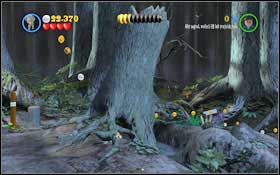 Destroy the grass by the tree, create a cloud #1 from the round blocks (WL) and move it right, above the withered tree - Walkthrough - Year 2 Part 2 - Walkthrough - LEGO Harry Potter: Years 1-4 - Game Guide and Walkthrough