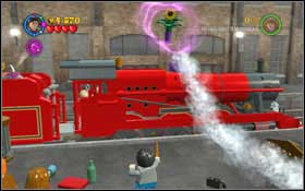 Once on the station, move right - steam will start coming out of the locomotive - Walkthrough - Year 3 Part 1 - Walkthrough - LEGO Harry Potter: Years 1-4 - Game Guide and Walkthrough