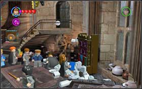 You can get the second cup using magic on the pile of cups by the cupboard and then opening it (WL) #1 - Walkthrough - Year 3 Part 1 - Walkthrough - LEGO Harry Potter: Years 1-4 - Game Guide and Walkthrough