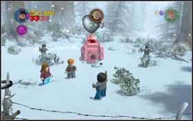 A snow-ball fight with Draco will start - Walkthrough - Year 3 Part 1 - Walkthrough - LEGO Harry Potter: Years 1-4 - Game Guide and Walkthrough