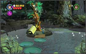 Jump upstairs and head left - chase away the Devil's Snare using (LS) to free the gramophone #1 - Walkthrough - Year 3 Part 2 - Walkthrough - LEGO Harry Potter: Years 1-4 - Game Guide and Walkthrough