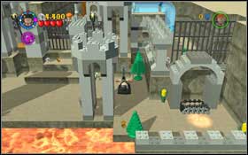 Jump onto the platform on the left with Harry and teleport to the second part, taking a potion ingredient from the pillar on your way - Gringotts Bonuses - Walkthrough - LEGO Harry Potter: Years 1-4 - Game Guide and Walkthrough