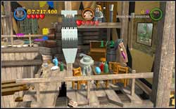 Slytherin (green): Next to the bridge you will find two scrolls, which unrolled (WL) will show the Slytherin team - Bonuses - Year 2 - Walkthrough - LEGO Harry Potter: Years 1-4 - Game Guide and Walkthrough