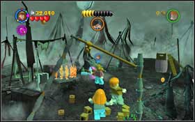 After getting rid of the car head up - get the axe out of the chest and extinguish the fire. - Bonuses - Year 4 - Walkthrough - LEGO Harry Potter: Years 1-4 - Game Guide and Walkthrough