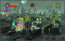 Beside the cauldron - head down and extinguish the fire. - Bonuses - Year 4 - Walkthrough - LEGO Harry Potter: Years 1-4 - Game Guide and Walkthrough