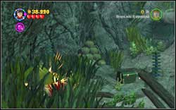 Guitarist: In the second part of the level, swim down and in the bushes on the left you will find a chest - use magic on it - Bonuses - Year 4 - Walkthrough - LEGO Harry Potter: Years 1-4 - Game Guide and Walkthrough