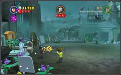 Slytherin (green): During the fight with the last boss, use (WL) on three skeletons lying on the graves - Bonuses - Year 4 - Walkthrough - LEGO Harry Potter: Years 1-4 - Game Guide and Walkthrough