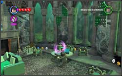 Slytherin Girl: There are five green lamps in the room, you can use (WL) on them - Bonuses - Hogwarts - Walkthrough - LEGO Harry Potter: Years 1-4 - Game Guide and Walkthrough
