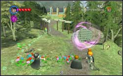 Fast Dig: By the path there's some round bricks - Bonuses - Hogwarts - Walkthrough - LEGO Harry Potter: Years 1-4 - Game Guide and Walkthrough