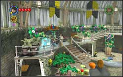Professor Sprout: Put earmuffs on and grab the Mandrake - break five glass windows - Bonuses - Hogwarts - Walkthrough - LEGO Harry Potter: Years 1-4 - Game Guide and Walkthrough