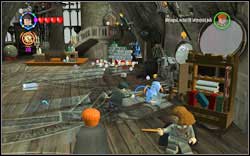 Use (RD) on seven silver items found in the room - Bonuses - Hogwarts - Walkthrough - LEGO Harry Potter: Years 1-4 - Game Guide and Walkthrough