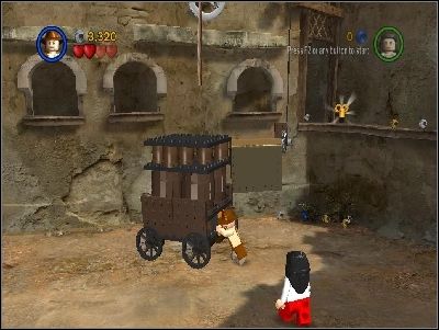Go to the right and kill your enemies - Chapter 3 - City of Danger - part 1 - Riders of the Lost Ark - LEGO Indiana Jones: The Original Adventures - Game Guide and Walkthrough