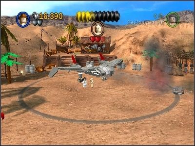 You will notice, that a truck with more enemies will arrive - Chapter 5 - Pursuing the Ark - Riders of the Lost Ark - LEGO Indiana Jones: The Original Adventures - Game Guide and Walkthrough