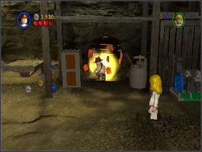 In the next room kill guards and go to the right - Chapter 4 - Free the Slaves - part 2 - The Temple of Doom - LEGO Indiana Jones: The Original Adventures - Game Guide and Walkthrough