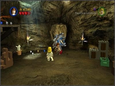 Defeat your enemies and go to next room - Chapter 4 - Free the Slaves - part 2 - The Temple of Doom - LEGO Indiana Jones: The Original Adventures - Game Guide and Walkthrough