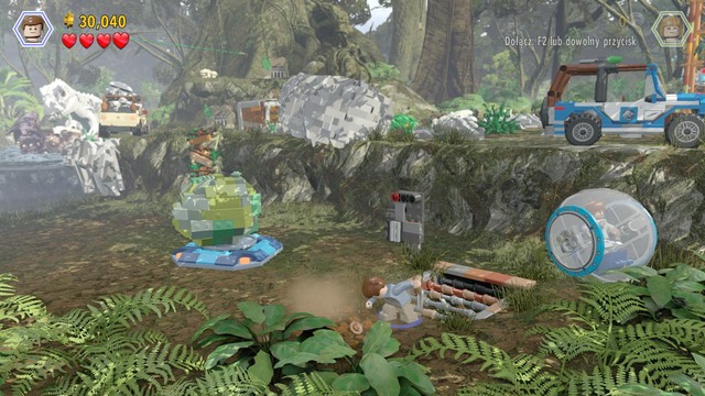 Minikit #9 - Gyrosphere Valley - Jurassic World - secrets - LEGO Jurassic World - Game Guide and Walkthrough