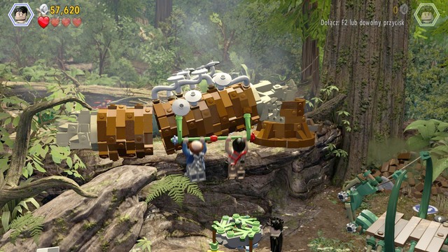 As Eddie, collect the blue item from the cave and follow the trace - Isla Sorna - Jurassic Park - The Lost World - walkthrough - LEGO Jurassic World - Game Guide and Walkthrough