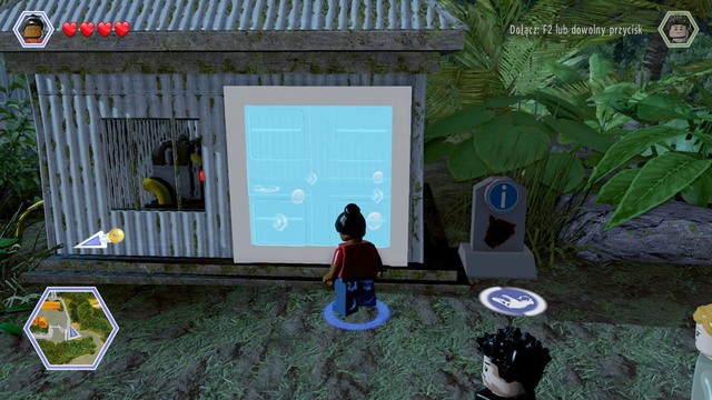 After you reach the gate, approach the booth next to it and as Kelly crack the glass door - Communications Center - Jurassic Park - The Lost World - walkthrough - LEGO Jurassic World - Game Guide and Walkthrough