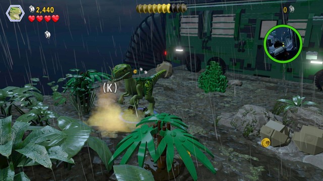Minikit #9 - InGen Arrival - Jurassic Park - The Lost World - secrets - LEGO Jurassic World - Game Guide and Walkthrough