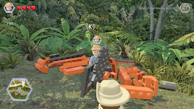Destroy the orange container and make a fridge from it - Long Grass - Jurassic Park - The Lost World - secrets in free roam - LEGO Jurassic World - Game Guide and Walkthrough