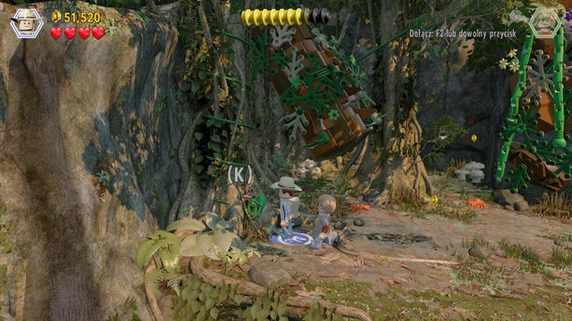 After you get to the next level, walk over to the left side and cut down the plants in the way to the container - Eric Kirby - Jurassic Park III - walkthrough - LEGO Jurassic World - Game Guide and Walkthrough