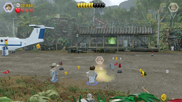 Minikit #7 - Landing Strip - Jurassic Park III - secrets - LEGO Jurassic World - Game Guide and Walkthrough