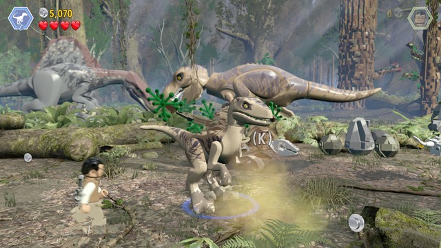 Minikit #2 - Spinosaurus - Jurassic Park III - secrets - LEGO Jurassic World - Game Guide and Walkthrough