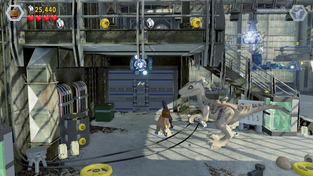 Minikit #4 - Breeding facility - Jurassic Park III - secrets - LEGO Jurassic World - Game Guide and Walkthrough