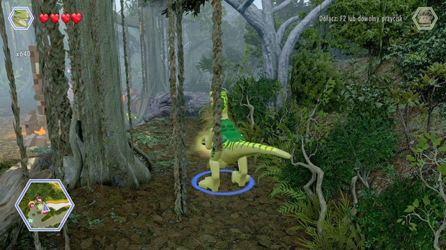 Third one can be found higher - Ankylosaurus Territory - Jurassic Park III - secrets in free roam - LEGO Jurassic World - Game Guide and Walkthrough