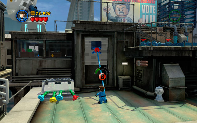 On the roof turn right and jump down as Mr - Times Square Off - Walkthrough - LEGO Marvel Super Heroes - Game Guide and Walkthrough