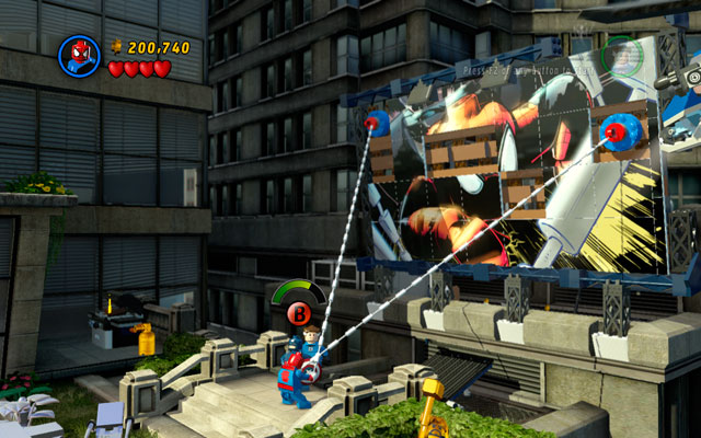 Defeat all opponents and go to the right side of the location - Times Square Off - Walkthrough - LEGO Marvel Super Heroes - Game Guide and Walkthrough