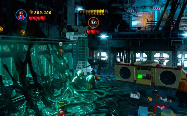 Duel with Venom is quite tough - Exploratory Laboratory - Walkthrough - LEGO Marvel Super Heroes - Game Guide and Walkthrough