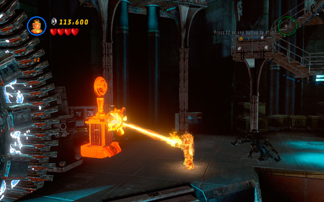 To obtain this minikit, you must melt five golden altars of Hydra, located in the interior of the building - Red Head Detention - Minikit Sets - LEGO Marvel Super Heroes - Game Guide and Walkthrough