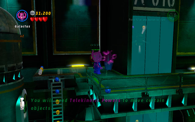 To obtain this minikit, you must destroy all three violet containers usable only for characters with telekinesis ability - Taking Liberties - Minikit Sets - LEGO Marvel Super Heroes - Game Guide and Walkthrough