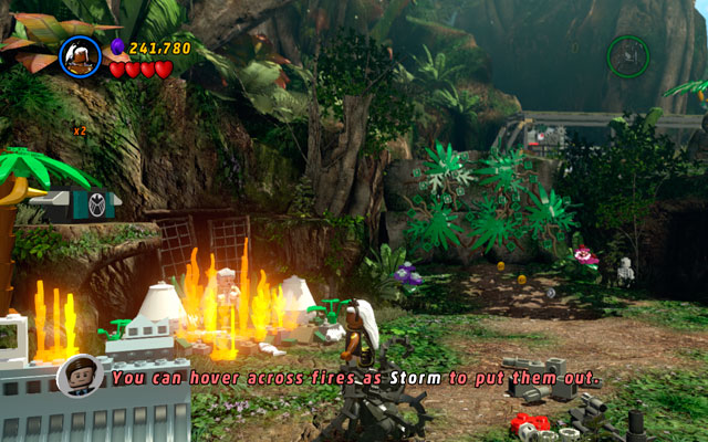 This time Stan Lee can be found in the location with aeroplane - poor man is surrounded by the flames - The Main Campaign - Stan Lee in Peril - LEGO Marvel Super Heroes - Game Guide and Walkthrough