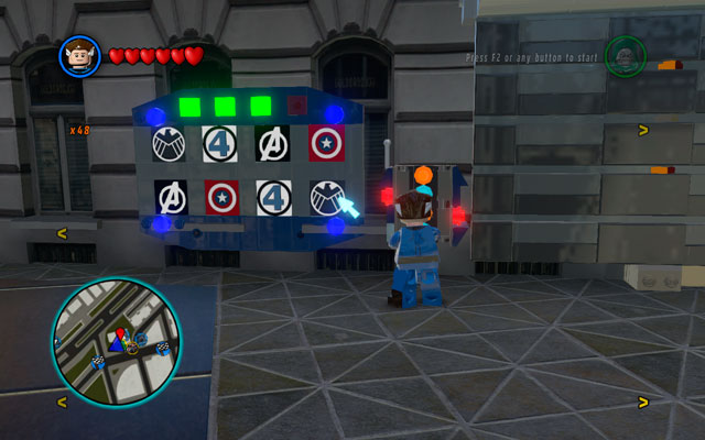 To unlock this mission you must find a Bank building in the Financial District - A Shock Withdrawal - Deadpool Bonus Missions: Walkthrough - LEGO Marvel Super Heroes - Game Guide and Walkthrough