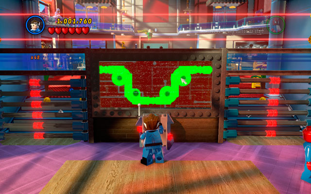 After the beginning of the mission, go to the desk located the in front of you and destroy it - Nuff Said - Deadpool Bonus Missions: Walkthrough - LEGO Marvel Super Heroes - Game Guide and Walkthrough