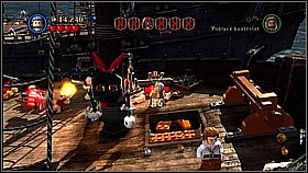 7 - The Black Pearl Attacks - walkthrough - The Curse of the Black Pearl - LEGO Pirates of the Caribbean: The Video Game - Game Guide and Walkthrough
