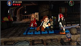 8 - The Black Pearl Attacks - walkthrough - The Curse of the Black Pearl - LEGO Pirates of the Caribbean: The Video Game - Game Guide and Walkthrough