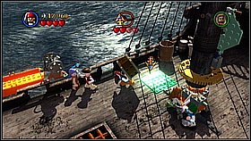 15 - The Black Pearl Attacks - walkthrough - The Curse of the Black Pearl - LEGO Pirates of the Caribbean: The Video Game - Game Guide and Walkthrough