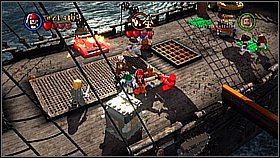 13 - The Black Pearl Attacks - walkthrough - The Curse of the Black Pearl - LEGO Pirates of the Caribbean: The Video Game - Game Guide and Walkthrough