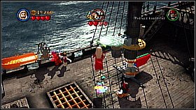 16 - The Black Pearl Attacks - walkthrough - The Curse of the Black Pearl - LEGO Pirates of the Caribbean: The Video Game - Game Guide and Walkthrough