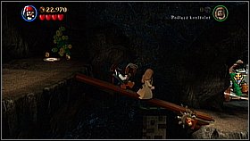 Go left and assemble another object - a narrow bridge this time - Smuggler's Den - walkthrough - The Curse of the Black Pearl - LEGO Pirates of the Caribbean: The Video Game - Game Guide and Walkthrough