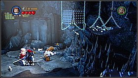 Fight the pirates on the island on the right - Isla de Muerta - walkthrough - The Curse of the Black Pearl - LEGO Pirates of the Caribbean: The Video Game - Game Guide and Walkthrough