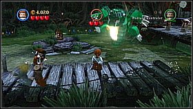 You will face the alligator - A Touch of Destiny - walkthrough - Dead Man's Chest - LEGO Pirates of the Caribbean: The Video Game - Game Guide and Walkthrough