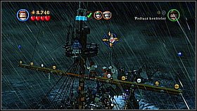 Upstairs scare the tentacles with light and rebuild the stairs - The Dutchman's Secret - walkthrough - Dead Man's Chest - LEGO Pirates of the Caribbean: The Video Game - Game Guide and Walkthrough