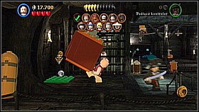 A chest will come out - throw it down shooting at it as Marty - Davy Jones Locker - walkthrough - At World's End - LEGO Pirates of the Caribbean: The Video Game - Game Guide and Walkthrough