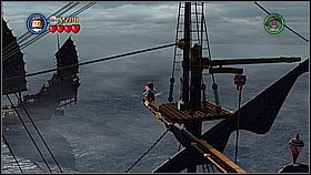 Switch to Will and go to the bridge - Maelstrom - walkthrough - At World's End - LEGO Pirates of the Caribbean: The Video Game - Game Guide and Walkthrough