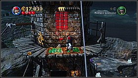 Get to the tower and repeat the action with pulling out the dynamite - Whitecap Bay - walkthrough - On Stranger Tides - LEGO Pirates of the Caribbean: The Video Game - Game Guide and Walkthrough